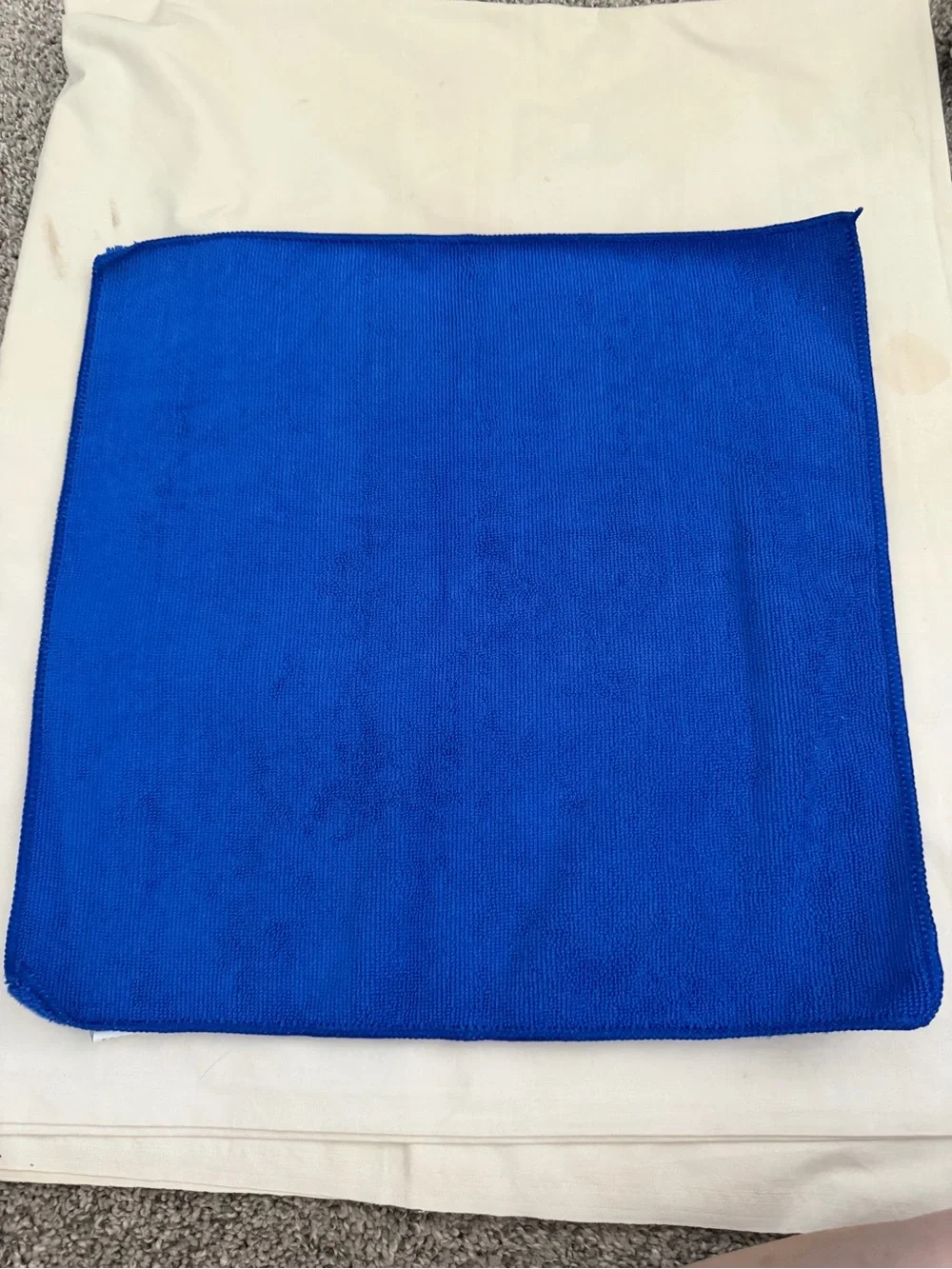 BLUE MICRO FIBER TOWELS- SET OF 14